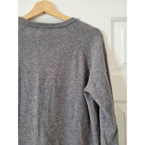 Equipment V-neck Grey Cashmere Sweater S $288 - Picture 5 of 8